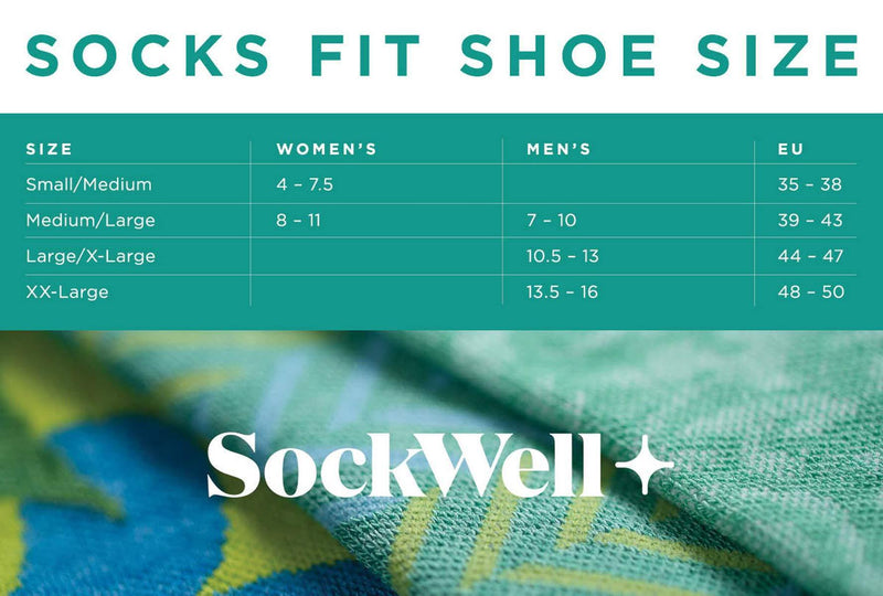 [Australia] - Sockwell Women's Graduated Compression Stocking | 15 - 20 mmHg Class 1 Compression Sock S-M Circulator Black 