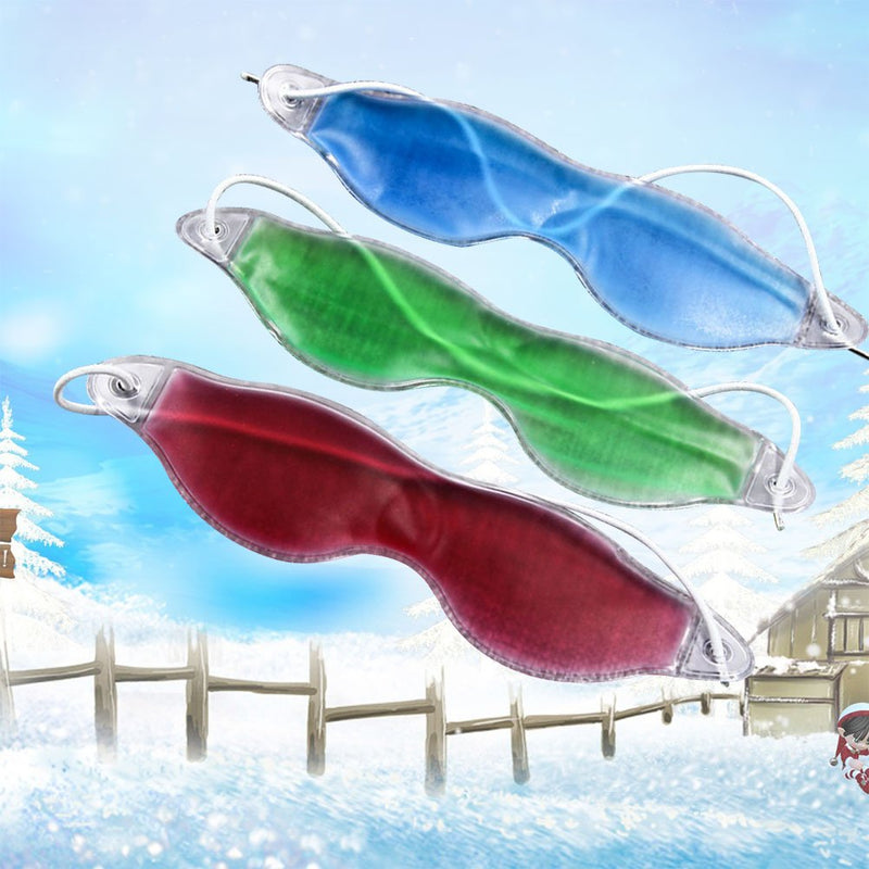 [Australia] - Rosenice gel eye mask 3 pieces cooling eye masks with non-toxic safe liquid migraine to relieve pain (as shown) 
