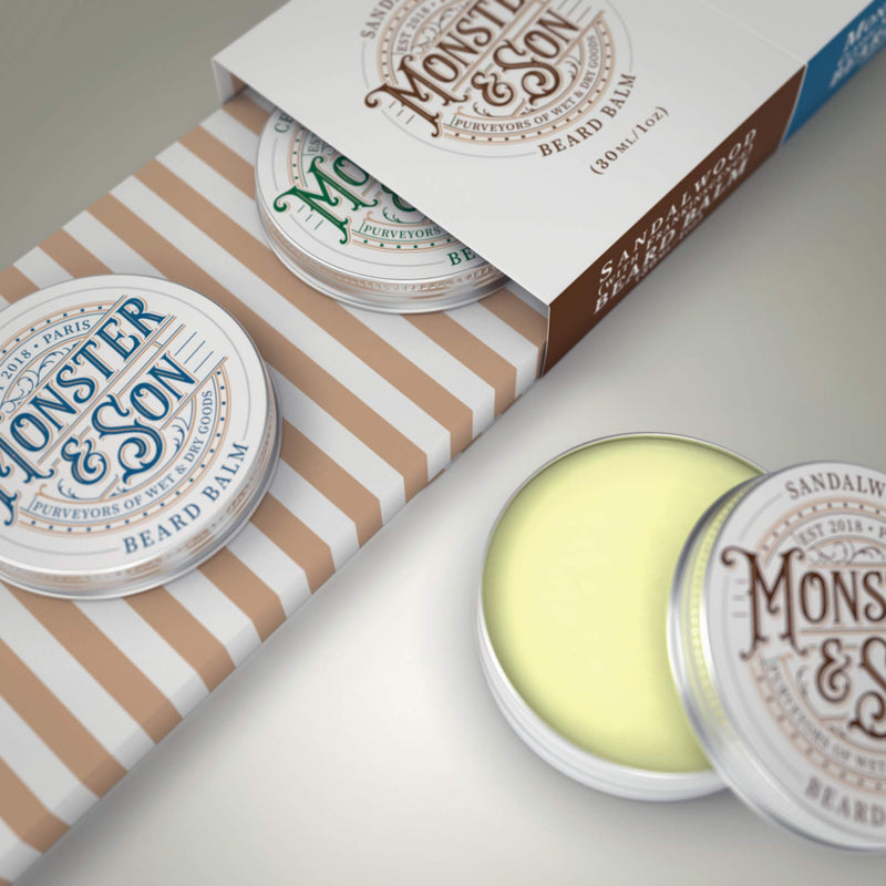 [Australia] - Organic Beard Balm Set x3 by Monster&Son 