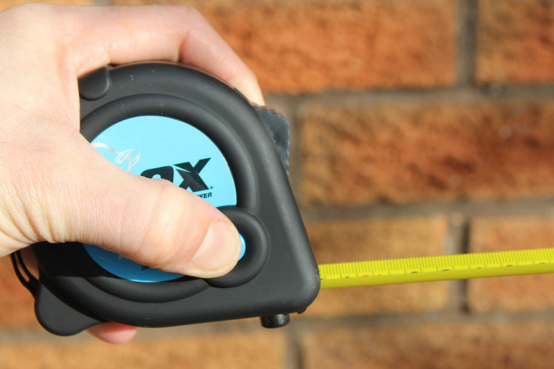 [Australia] - OX OX-T029103 Measuring Tape - Trade Series Metric Tape - Heavy Duty Nylon Coated Measurement Tape - Black/Blue - 3 m 3m Metric Only 