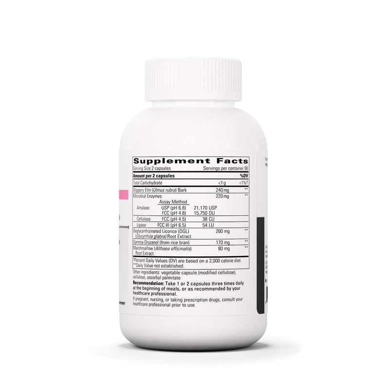 [Australia] - Integrative Therapeutics Similase Sensitive Stomach - Digestive Enzymes with Soothing Herbs* - Dietary Supplement with Marshmallow, Slippery Elm & Licorice Root - Dairy Free - 180 Vegetable Capsules 