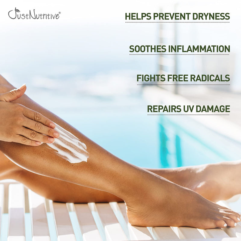 [Australia] - Just Nutritive | Indoor Tanning Lotion | Body Tanning Lotion | Natural Sun Tan Lotion | Moisturizer Tanning Lotion For Long-Lasting Tan | 8 Oz 