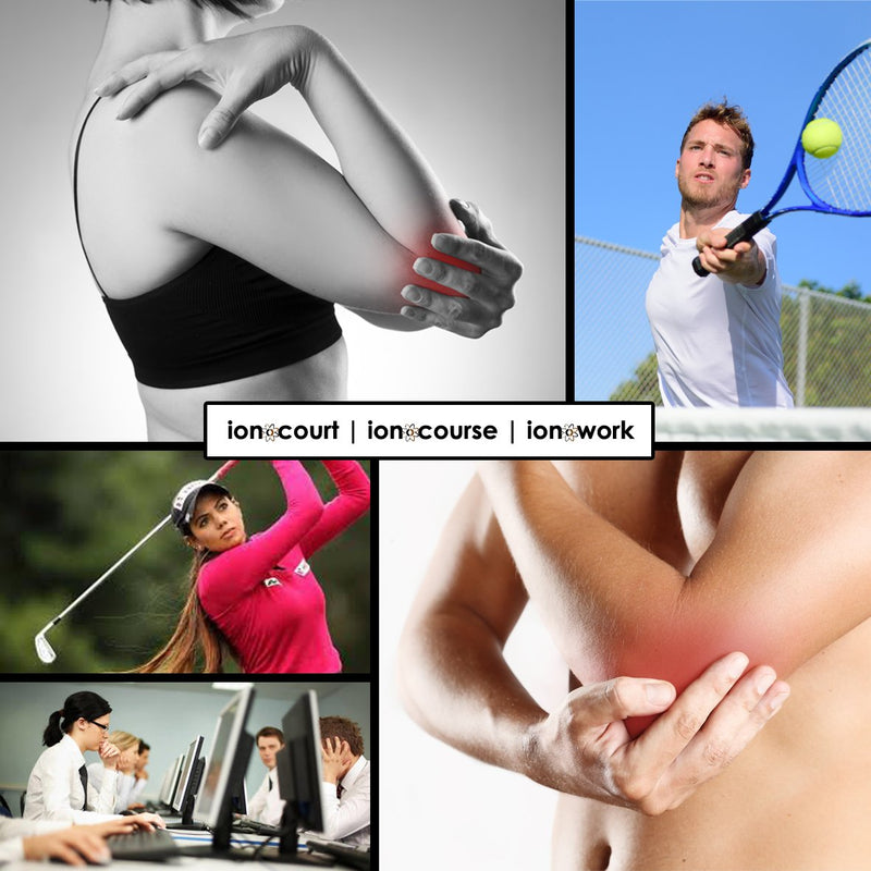 [Australia] - Ionocore® Elbow Support Protection System - Copper Compression - Tennis, Golfers Elbow Strap & Arm Sleeve - Joint & Forearm Protection - Lightweight, Anti Slip. Small: 8" - 10" SMALL: 8" - 10" 