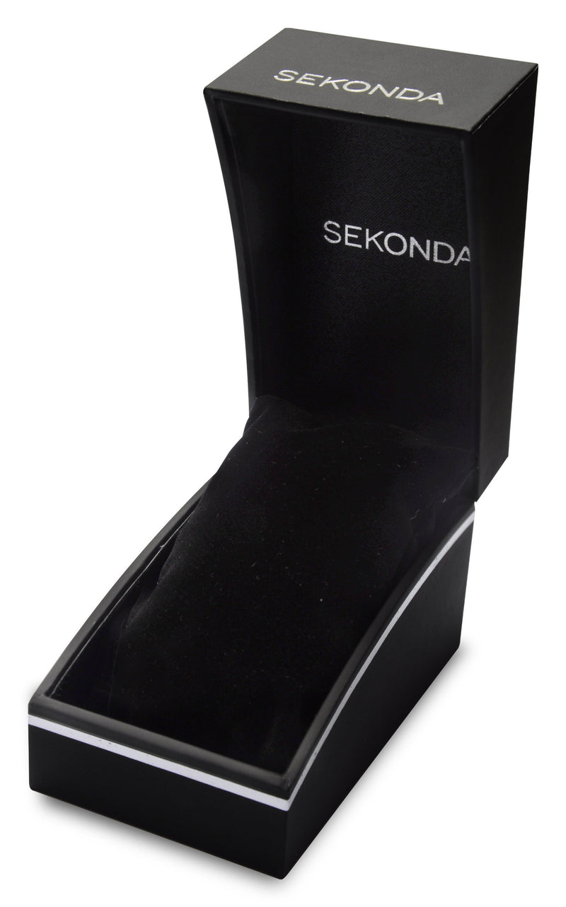 [Australia] - SEKONDA Womens Multi dial Quartz Watch with Stainless Steel Strap 2188 