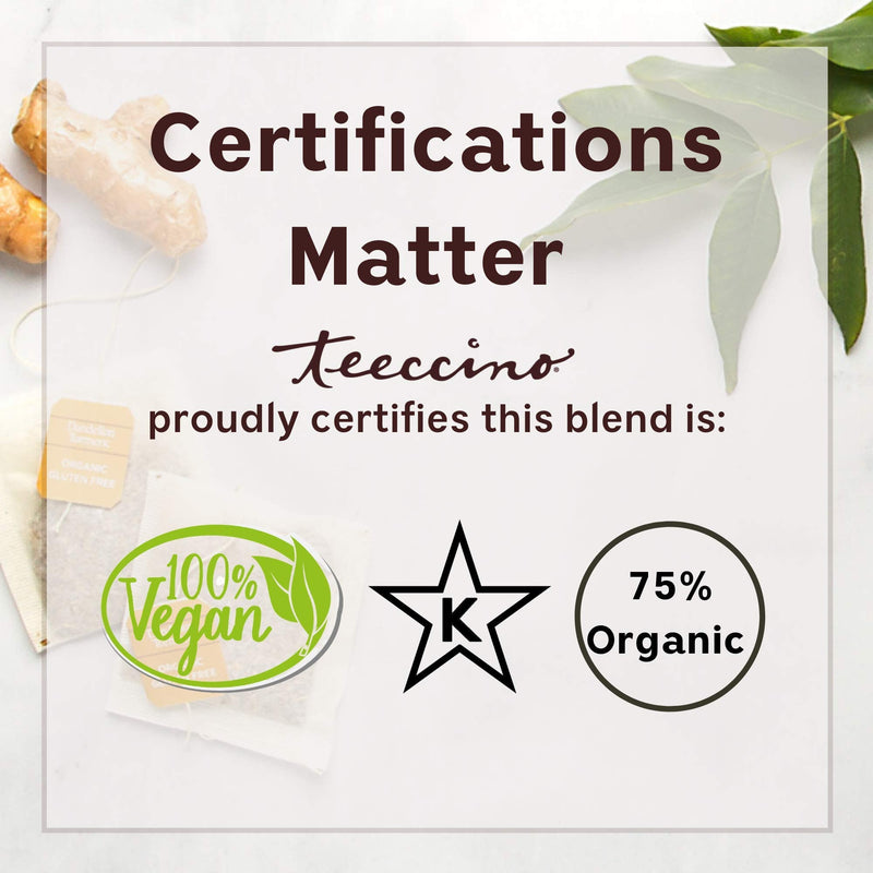 [Australia] - Teeccino Chicory Coffee Alternative - Java - Ground Herbal Coffee That’s Prebiotic, Caffeine Free & Acid Free, Medium Roast, 11 Ounce 