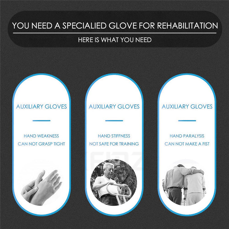 [Australia] - XEMZ Fingers Support Training Brace, Stroke Rehab Arthritis Gloves, Thumb Wrist Injury Recovery Splint, Finger Separator Hand Orthotics Carpal Tunnel, Joint Pain Relief Corrector - Any Age Women Wen 1 