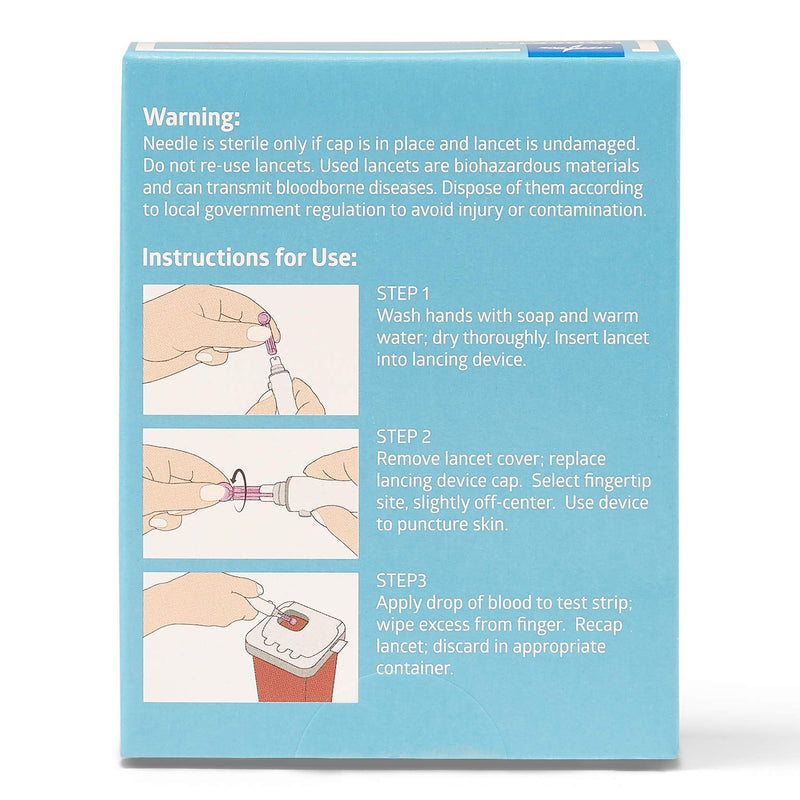 [Australia] - Medline General Purpose Lancet, Can be Used with Most Universal Lancing Devices, 30G, Box of 100 