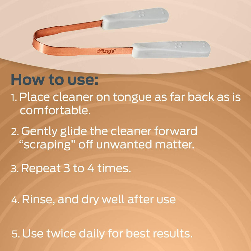 [Australia] - Dr. Tung's, Copper Tongue Cleaner, 1 Cleaner 