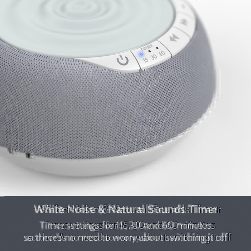 [Australia] - White Noise Machine with Nightlight, Portable Rechargeable White Noise Machine for Babies and Adults, Relaxation and Meditation Sounds Calming Sleep Aid 