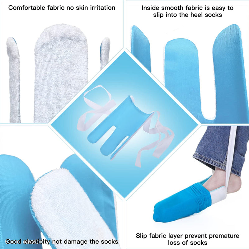 [Australia] - YOUMI Sock Aid Kit, Socks Helper Sock Aid Tool and Pants Assist for Elderly, Disabled,Pregnant, Diabetics - Pulling Assist Device (1 Pack) 