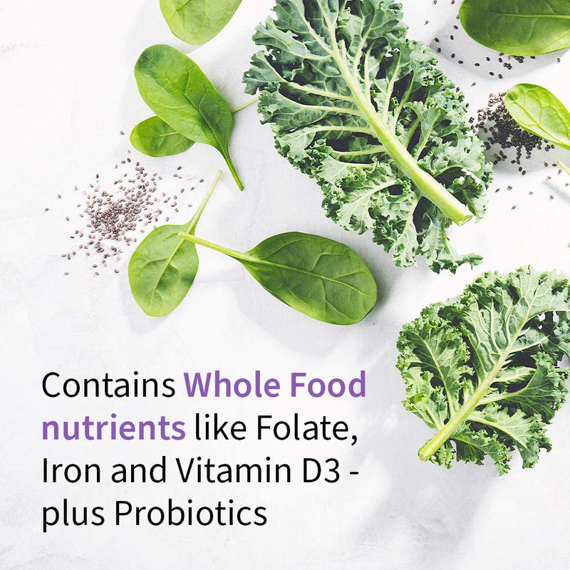 [Australia] - Prenatal Multivitamin for Women from Whole Foods with Biotin, Iron & Folate not Folic Acid, Probiotics for Immune Support - Vitamin Code Raw by Garden of Life - Pregnancy Must Haves - 180 Capsules 180 Count (Pack of 1) 