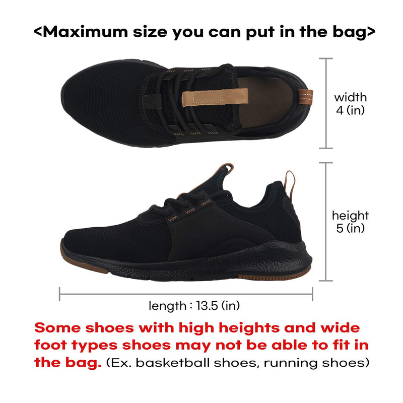 [Australia] - ASTORE Shoe Bags For Traveling I Soccer Shoe Bag I Golf Shoe Bags Men I Gym Shoe Bag I Duffle Bag Shoe Compartment Black 