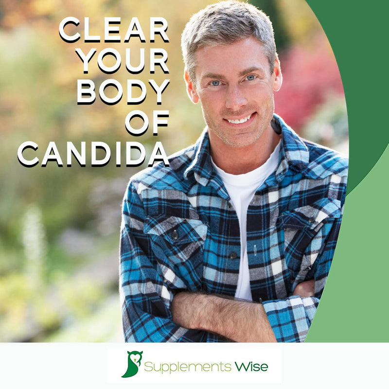 [Australia] - Candida Support, 60 Capsules - Thrush Treatment for Men and Women - Candida Treatment for Yeast Infections - Candida Complex Cleanse with Probiotics, Garlic, Caprylic Acid - Pessary, Cream Alternative 