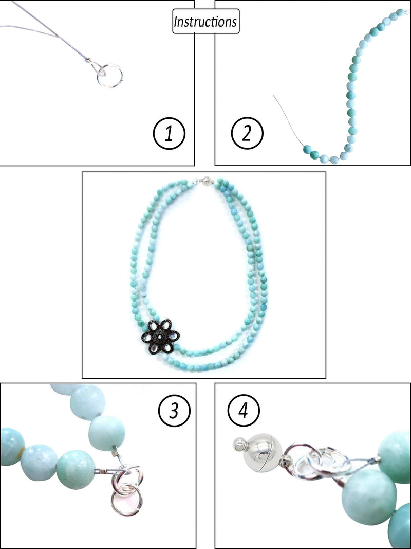 [Australia] - MOAMUN 20 Packs Jewelry Magnetic Clasp Converter for Necklace Bracelet Jewelry Making, Magnetic Findings (Silver 6mm) Silver 6mm 