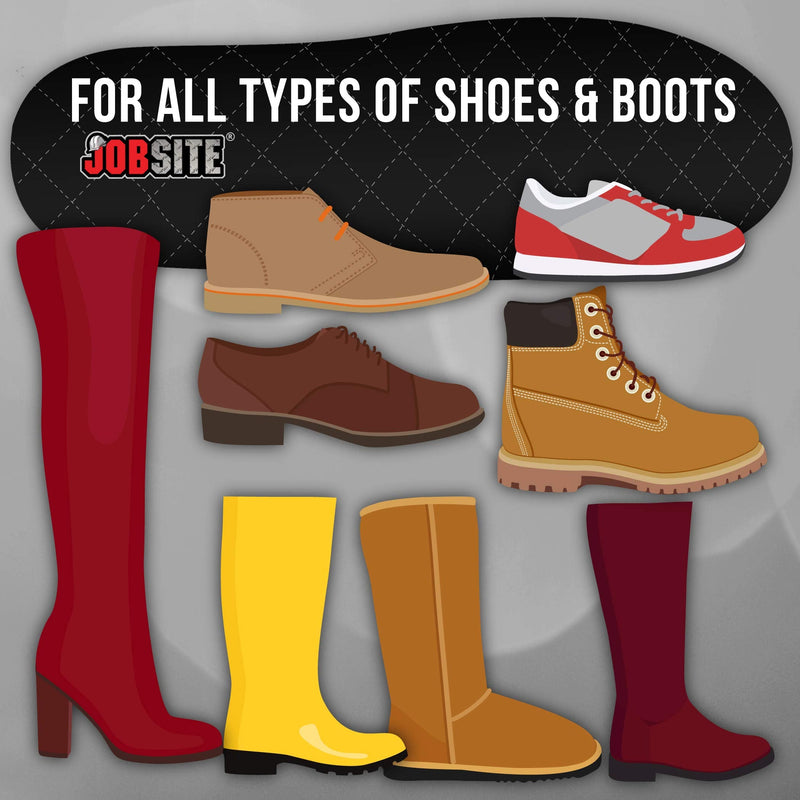 [Australia] - JobSite Warm Feet Thermal Insoles – 3M Thinsulate Insulation - Men 8-13 Women 6-11 - 1 Pair Us Men 8-13; Uk 7-12; Eu 41-46 