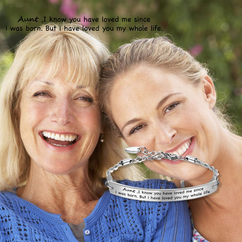 [Australia] - G-Ahora Mom Aunt Nana Jewelry Mother Bracelet Best Aunt Jewelry Nana Apppreciation Gift Generation Gift for Mimi Aunt Mom aunt bracelet 