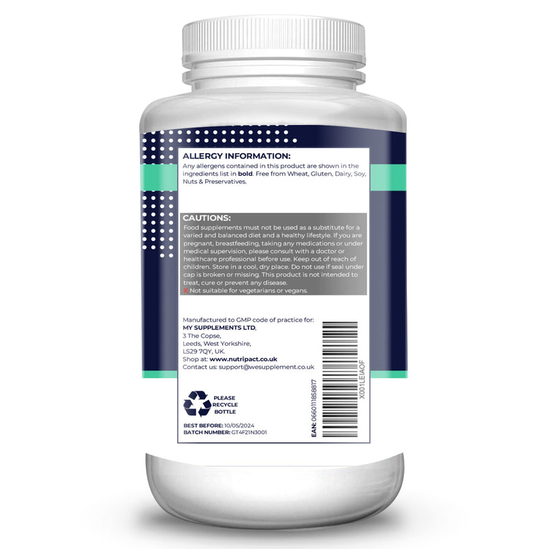 [Australia] - Glucosamine and Chondroitin Complex – with Vitamin C and MSM – 90 High Strength Easy to Swallow Tablets - Contributes to The Maintenance of Normal Immune System - Made by Nutripact 