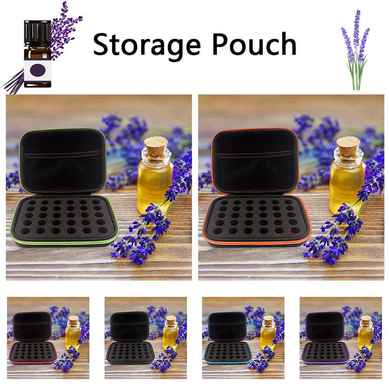 [Australia] - myonly Essential Oils Carrying Case Holds 30 Grids for 1-3ML Roller Bottles Storage Organizer Bag Hard Shell for Home, Travel, and Presentations(Purple) Purple 