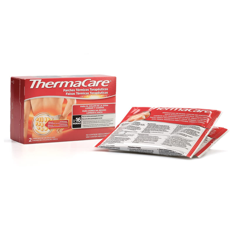 [Australia] - THERMACARE Thermal Thermal Patch - 2 Patches - for Lower Back and Hip Pain - Prolonged Pain Relief Up to 16 Hours - Drug Free 2 Unidad 