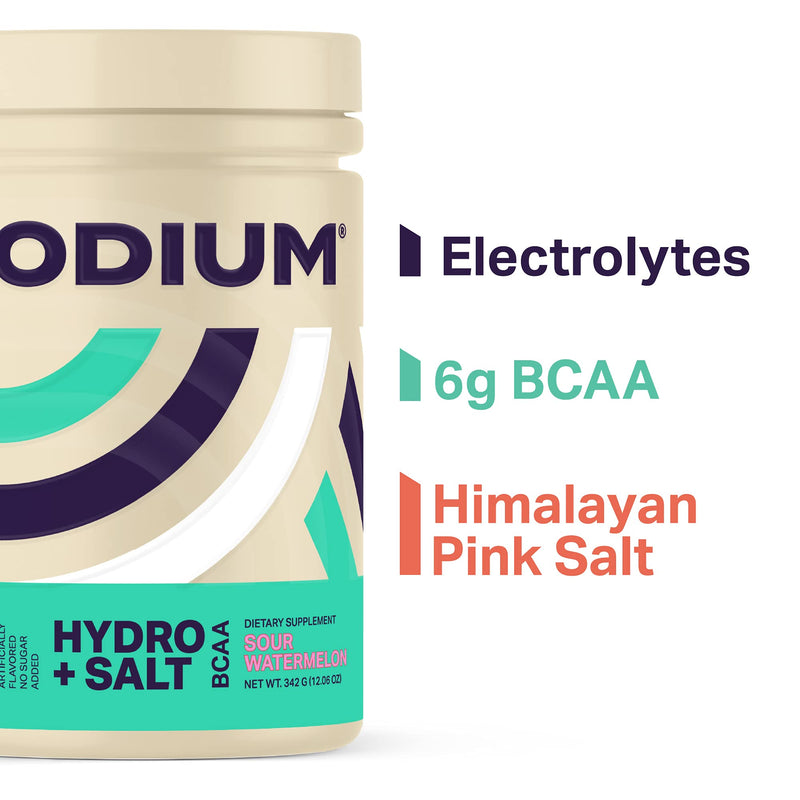 [Australia] - Podium Nutrition, Instantized BCAA Powder, Hydro and Salt, Sour Watermelon, 30 Servings, Electrolytes, Hydration, Recovery 