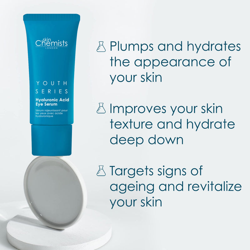 [Australia] - Skin Chemists Hyaluronic Acid 1.5% Eye Serum | Replumps, Brightens And De-Puffs Eyes |15 ml 