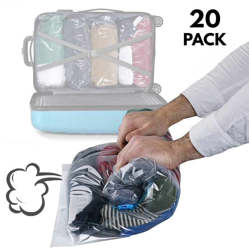 [Australia] - Generise Strong Vacuum Storage Compression Bags VAC Space Saving Compressed Bag Vacuum Travel Pack Saver 1 pack 50cm x 70cm 