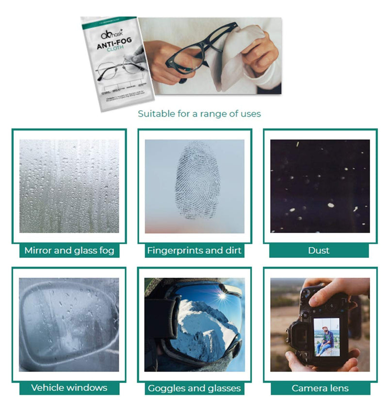 [Australia] - The Body Doctor Anti-Fog Dry Cloth, Demister Lens Wipe for Glasses, Stay Mist Free for 48 Hours, Reusable up to 1000 Times, Single Pack 1 Count (Pack of 1) 
