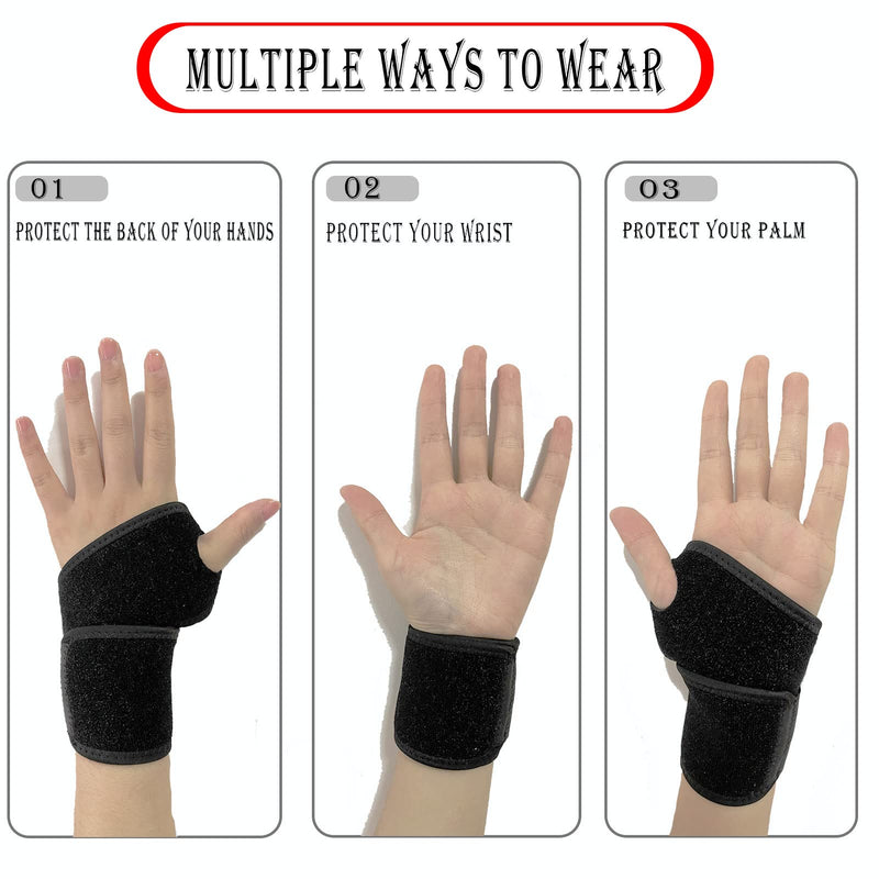 [Australia] - Reversible wrist support Carpal tunnel Comfortable and adjustable arthritis and tendinitis wrist brace for sports protection and pain relief. Suitable for left and right hands（single） 