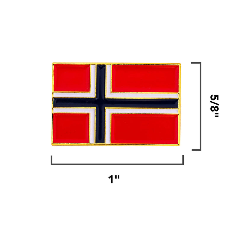 [Australia] - Desert Cactus Norway Country Flag Lapel Enamel Made of Metal Souvenir Hat Men Women Patriotic (Rectangle Pin) 