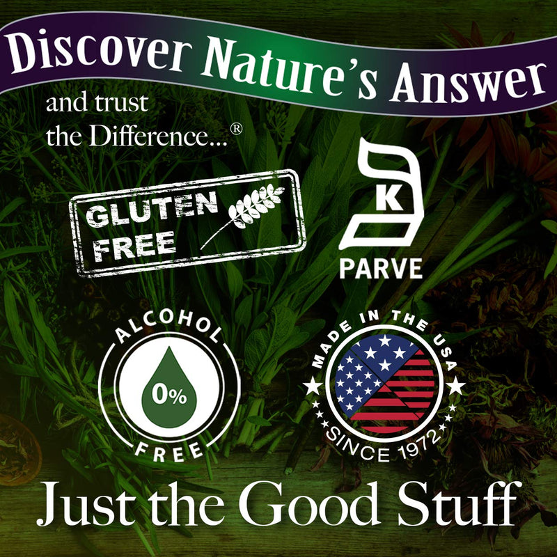 [Australia] - Nature's Answer Alcohol-Free Red Clover Extract Supplement, 1-Fluid Ounce | Natural Mood Support | Hormone Balance for Women | Menopausal Support 