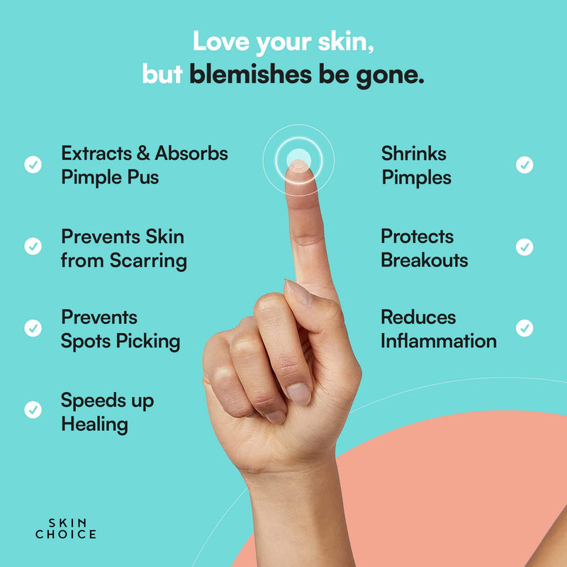 [Australia] - Breakout Pimple Acne Spot Patches by SKINCHOICE - 30 Invisible Hydrocolloid Mighty Patch, Dots for Blemish Spots Treatment For Face, Zit Stickers, Vegan & Cruelty-Free Skin Care 30 Count (Pack of 1) 