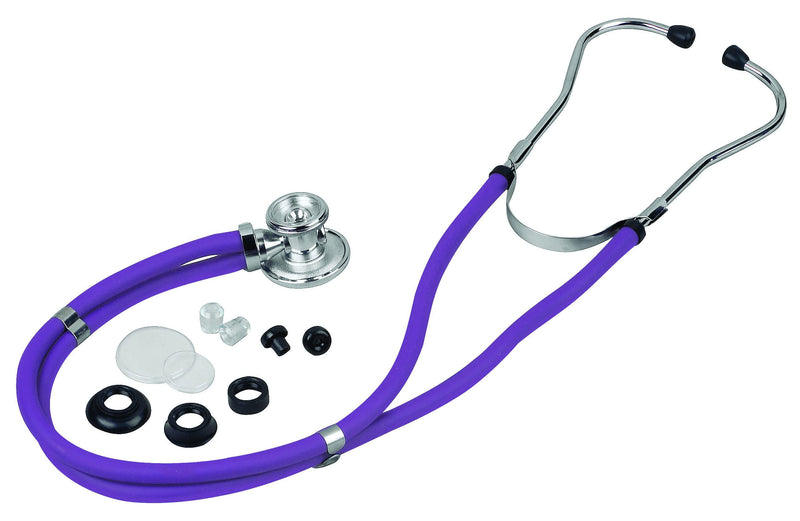 [Australia] - Veridian Healthcare Sterling Series Sprague Rappaport-Type Stethoscope, Purple, Boxed 