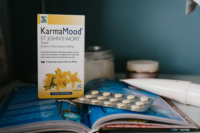 [Australia] - Schwabe Pharma - KarmaMood - St John's Wort Extract 250mg - Traditionally Used for Low Mood and Mild Anxiety - Traditional Herbal Medicinal Product - 30 Tablets 