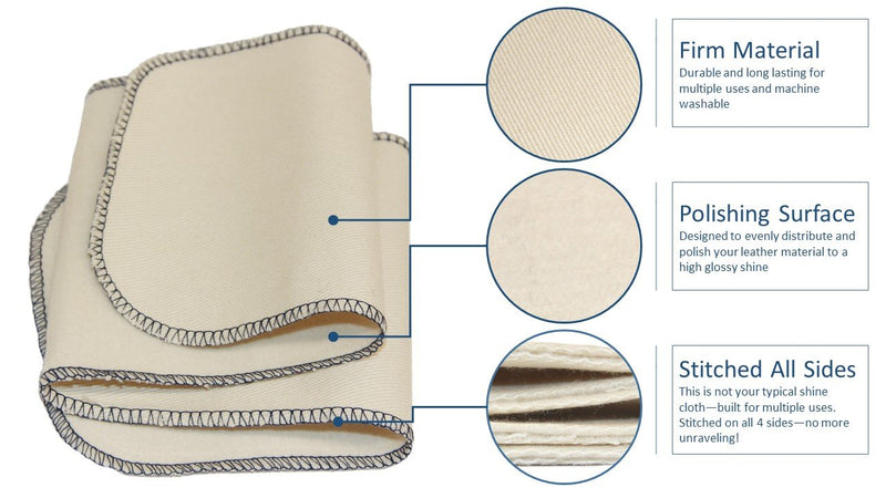 [Australia] - FeetPeople Premium Professional Shine Cloth, 20 Inch x 5 Inch 1 Pack 