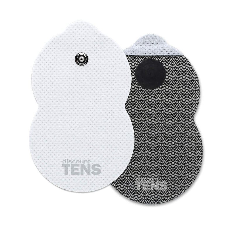 [Australia] - Omron Compatible TENS Electrodes, 20 (10 Pair) Premium Omron Compatible Replacement Pads for TENS Units. 2 Sizes Included. 