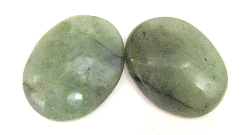 [Australia] - Labradorite Single Thumb Stone Crystal Healing Reiki FENG Shui Gift Metaphysical Worry Stone Wellness Peace Meditation Handcrafted 
