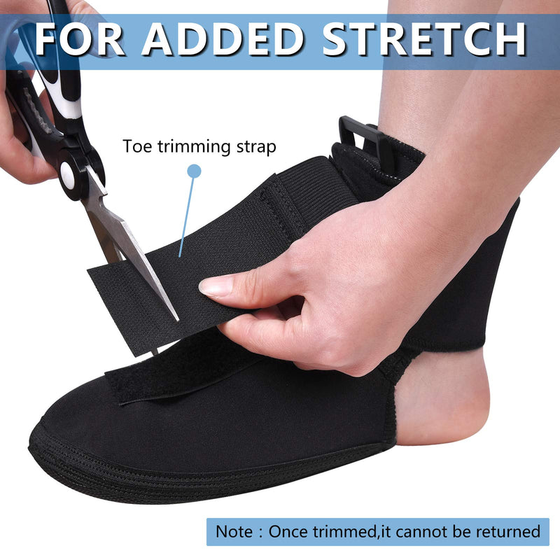 [Australia] - OneBrace Plantar Fasciitis Night Splint Sock, Soft Stretching Boot Splint for Aching Feet & Heel Relief，Achilles Tendonitis Foot Support Brace for Right or Left Foot（Large） Large（Pack of 1） 