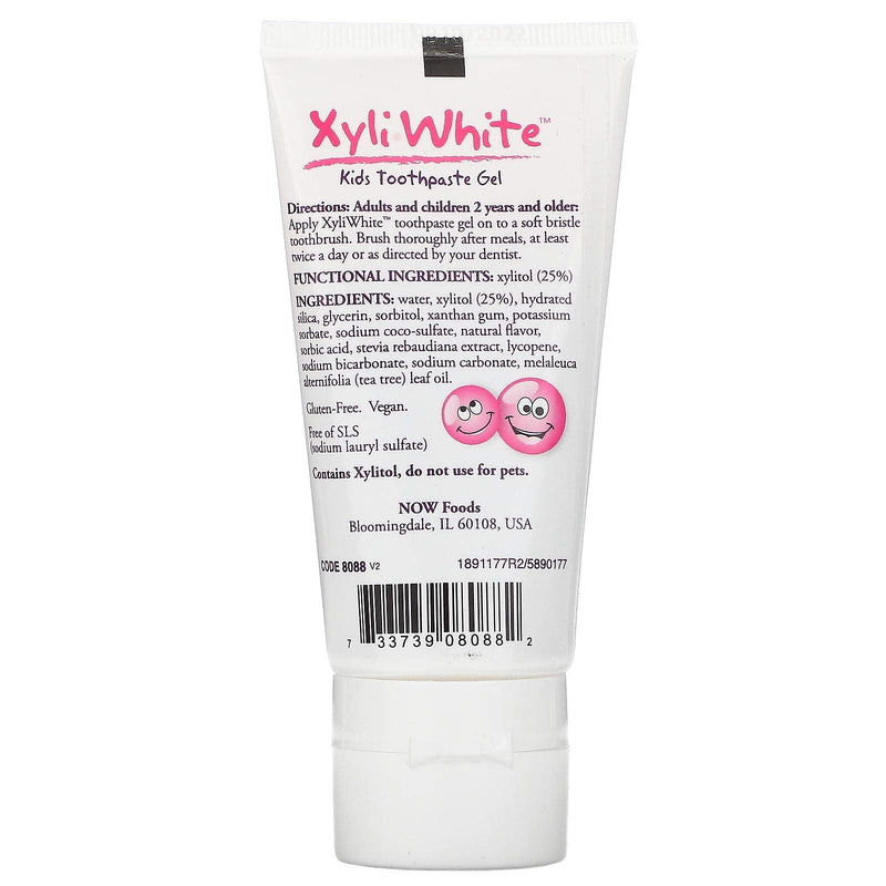 [Australia] - NOW Solutions, Xyliwhite™ Toothpaste Gel for Kids, Bubblegum Splash Flavor, Kid Approved! 3-Ounce, packaging may vary 