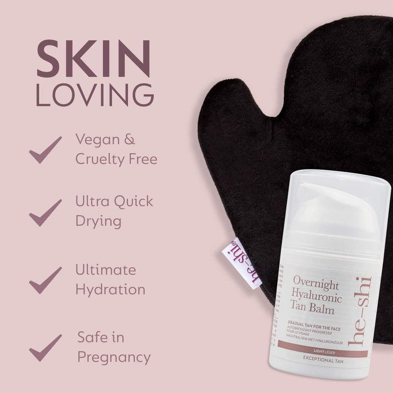 [Australia] - Hyaluronic Acid Anti Ageing & Gradual Tanning Balm - Revolutionary 3in1; Face Tan, Hydrating + Firming - Natural Vegan Formulation with Added Jojoba & Lavender Scent 50ml 
