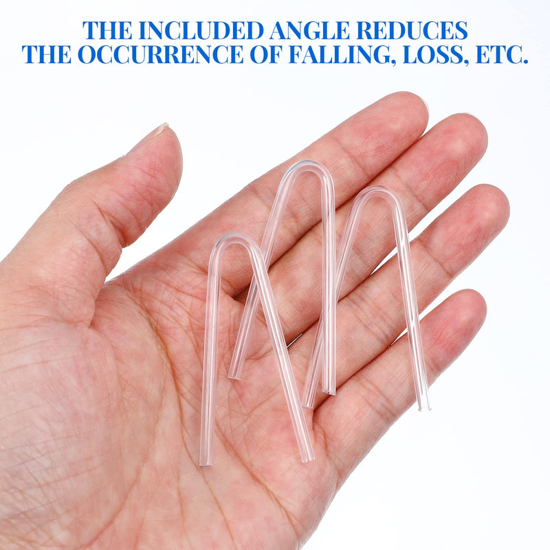 [Australia] - ULTECHNOVO 8pcs Replaceable BTE Hearing Aid Earmold Slim Tube Replacement Tubing Aids Earmold Coil Tube 5.7X2.5cm for DIY Eardrum Machine 