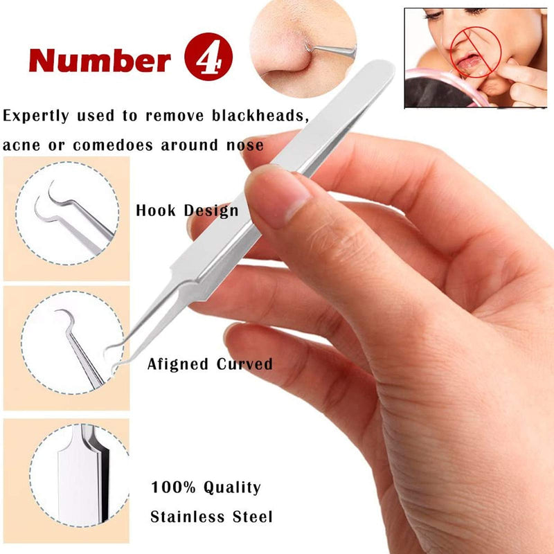 [Australia] - Musment Blackhead Remover 5pcs Kit with Portable Box 