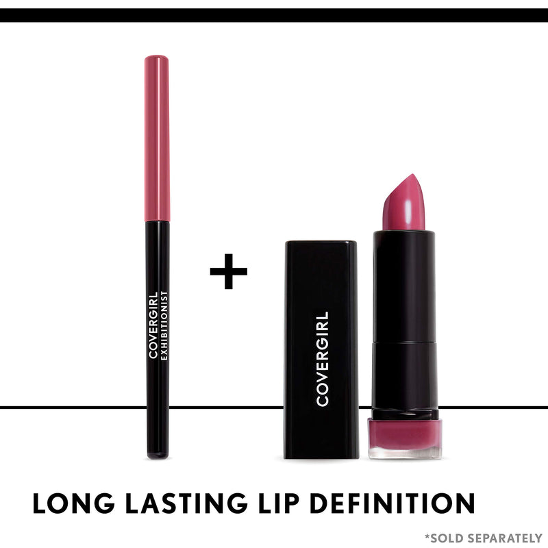 [Australia] - COVERGIRL Exhibitionist Lipstick Cream, Tempting Toffee 255, Lipstick Tube 0.123 OZ (3.5 g) 