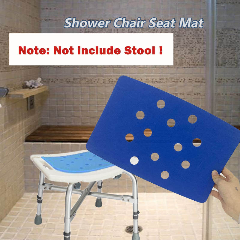 [Australia] - Bath Chair Seat Mat - Elderly Shower Bench Cushion Non-Slip EVA Foam Pad with Adhesive for Disabled Handicap Senior, Curved 