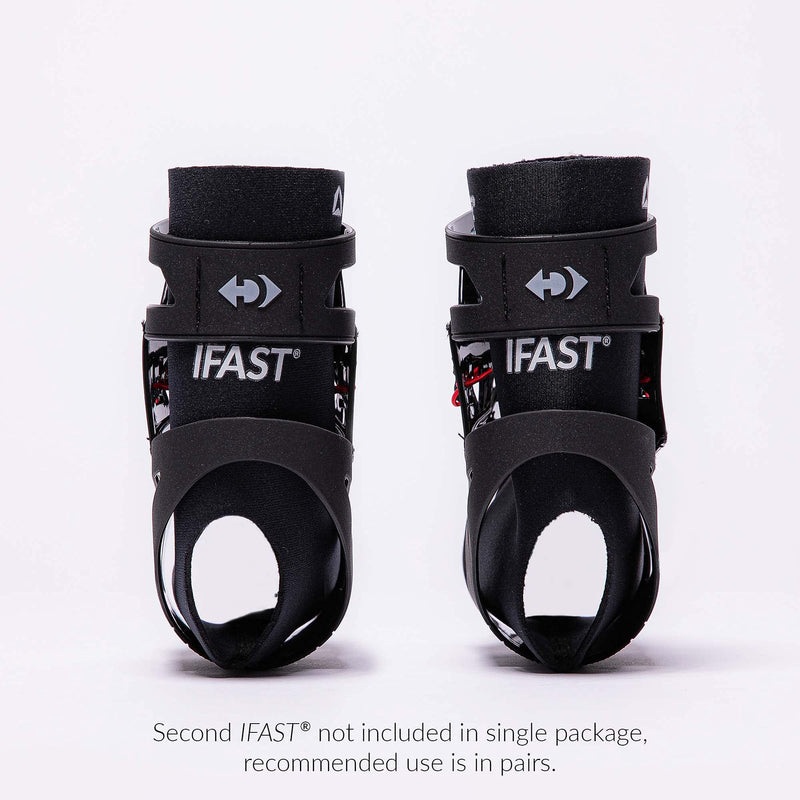 [Australia] - The IFAST - Athletic Ankle Stabilizer For Sports - Ankle and Foot Support For Men and Women. A Brace and Compression Sleeve Combined brought to you by ARYSE. (Medium, Black, Single) Medium, Single 