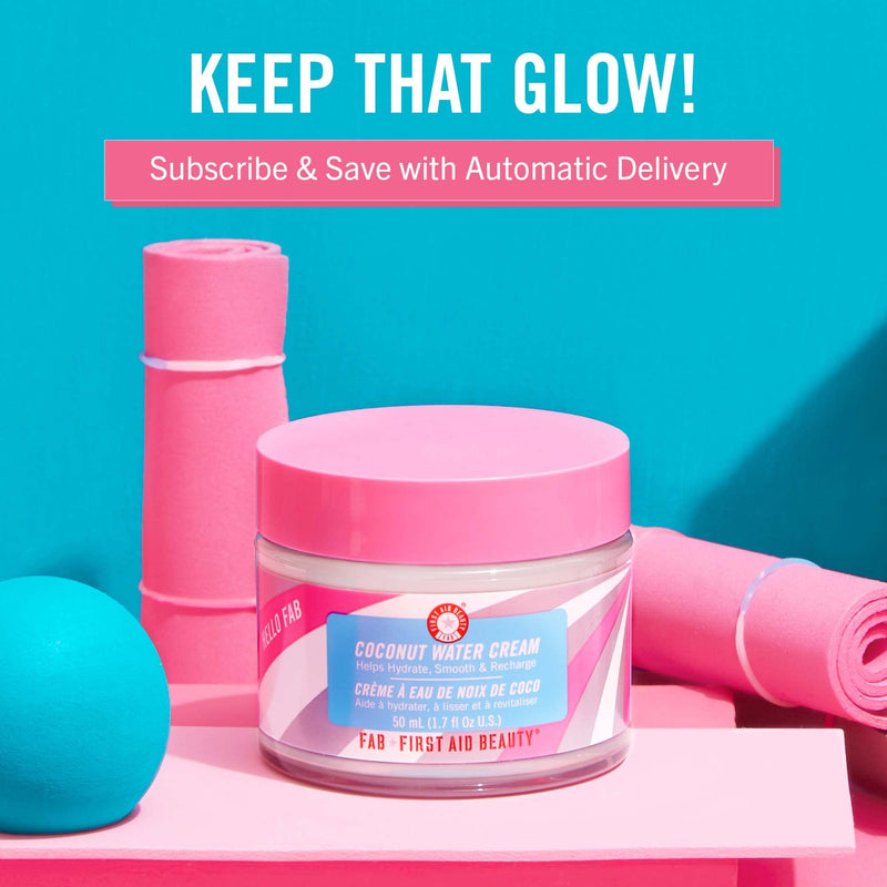 [Australia] - First Aid Beauty Hello FAB Coconut Water Cream ‚Äì Lightweight, Oil-Free Face Moisturiser ‚Äì 1.7 oz. 