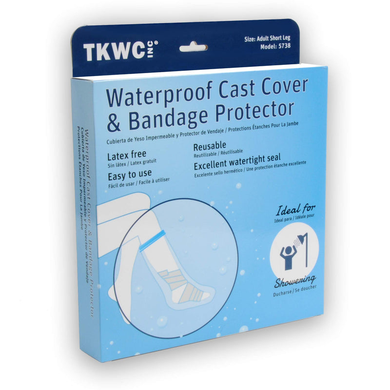 [Australia] - TKWC INC Water Proof Leg Cast Cover for Shower - #5738 - Watertight Foot Protector 
