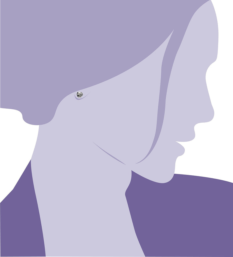 [Australia] - Dew Sterling Silver Small Knot Stud Earrings 