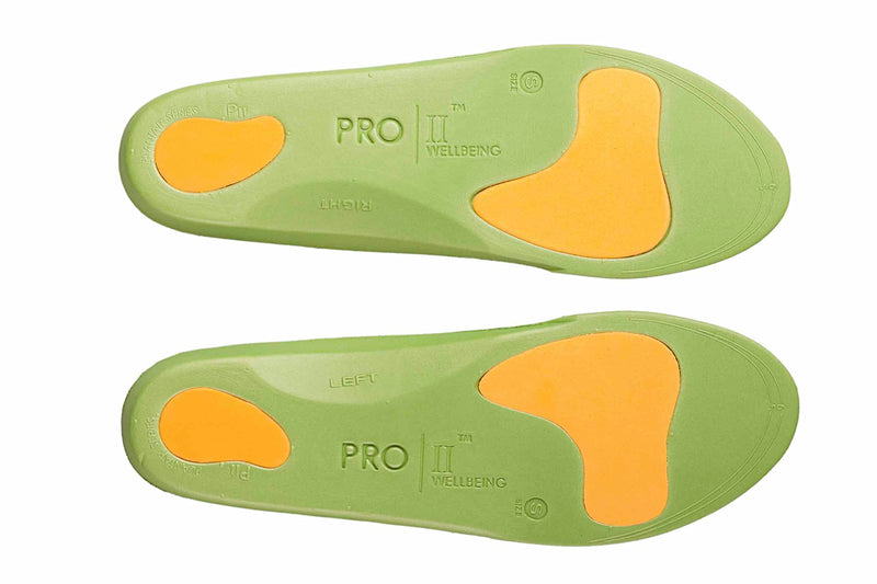 [Australia] - PRO 11 WELLBEING Plantar Series Orthotic Insoles Full Length with Arch Supports, Metatarsal and Heel Cushion for Plantar Fasciitis Treatment 5/6.5 UK 
