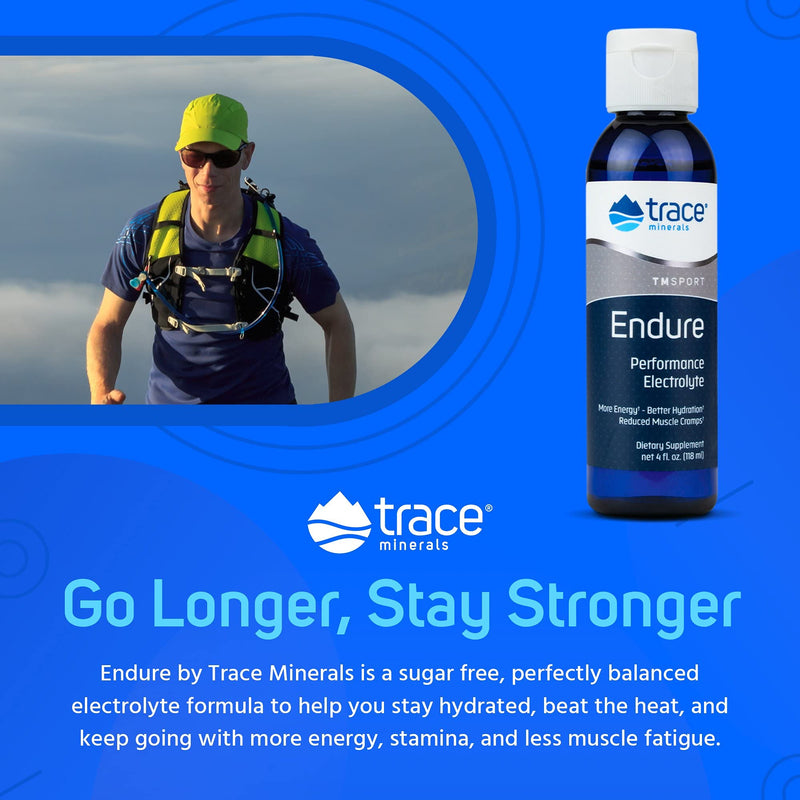 [Australia] - Trace Minerals Research, Endure, Performance Electrolyte, 4-Ounce Bottle 4 Fl Oz (Pack of 1) 