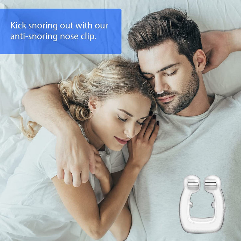 [Australia] - Skyloa Anti Snoring Devices - Silicone Magnetic Anti Snoring Nose Clip, Snore Stopper, Provide Effective Snoring Solution - Comfortable Nasal to Stop Snoring(4 PCS) 